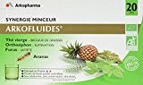 Arkopharma Agriculture Bio Synergie Minceur Extrait Fluides Plantes Thé Vierge/Fucus/Orthosiphon/Ananas 20 Ampoules 15 ml