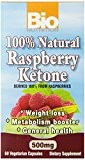 BIO NUTRITION - 100% Natural Raspberry Ketones - 60 Vegetarian Capsules