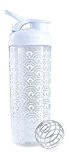 Blender Bottle Signature Sleek - Protéine Shaker / Bouteilled'eau  820ml Blanc Clamshell