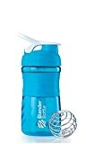 Blender Bottle Sportmixer- Protéine Shaker / Bouteille d'eau Aqua Transparent 590 ml