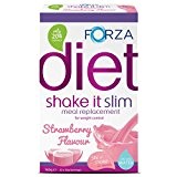 FORZA Shake It Slim Meal Replacement Shake - Meal Replacement Powder Drink 3x55g - Strawberry