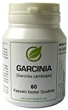 Garcinia (Garcinia cambogia) 60 gélules de 460mg en conteneur de conservation des arômes