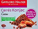 Gayelord Hauser Carres Coupe Faim Konjac Cacao Diététique 100 g
