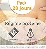 Pack régime hyperprotéiné 28 jours-58 sachets-24 barres/snacks