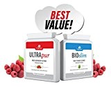 Premium Health Bundle - UltraPur Wild Raspberry Ketone (60 capsules) and BioSlim Daily Power Cleanse (60 capsules)