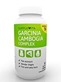 Pure Garcinia Cambogia Organic Food Supplements - Pack of 60 Capsules