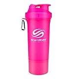 SmartShake Shaker 500 ml/18 oz Slim Rose Néon
