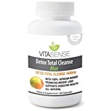 VitaSense Detox Total Cleanse 1600 mg MAX / 60 Gélules / Perte de Poids et Purification du Corps